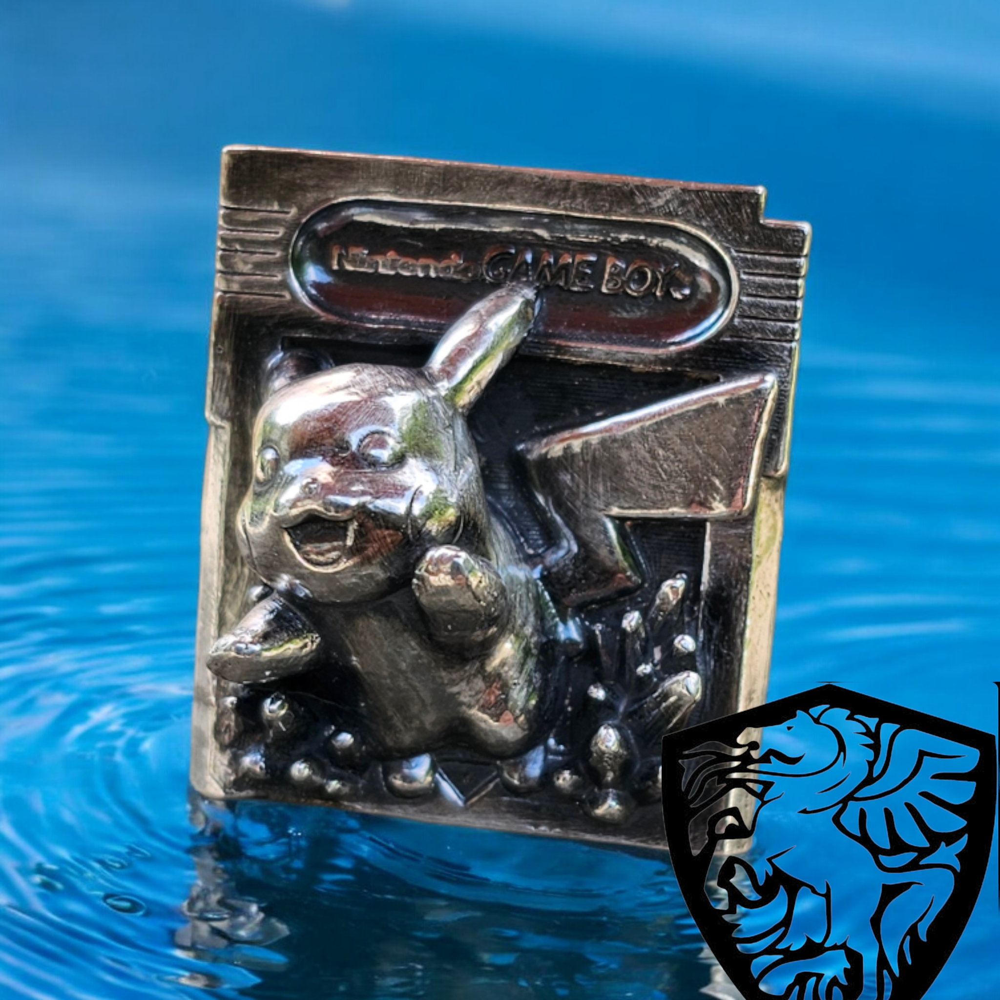 Pikachu Game Boy Cartridge 999 fine silver