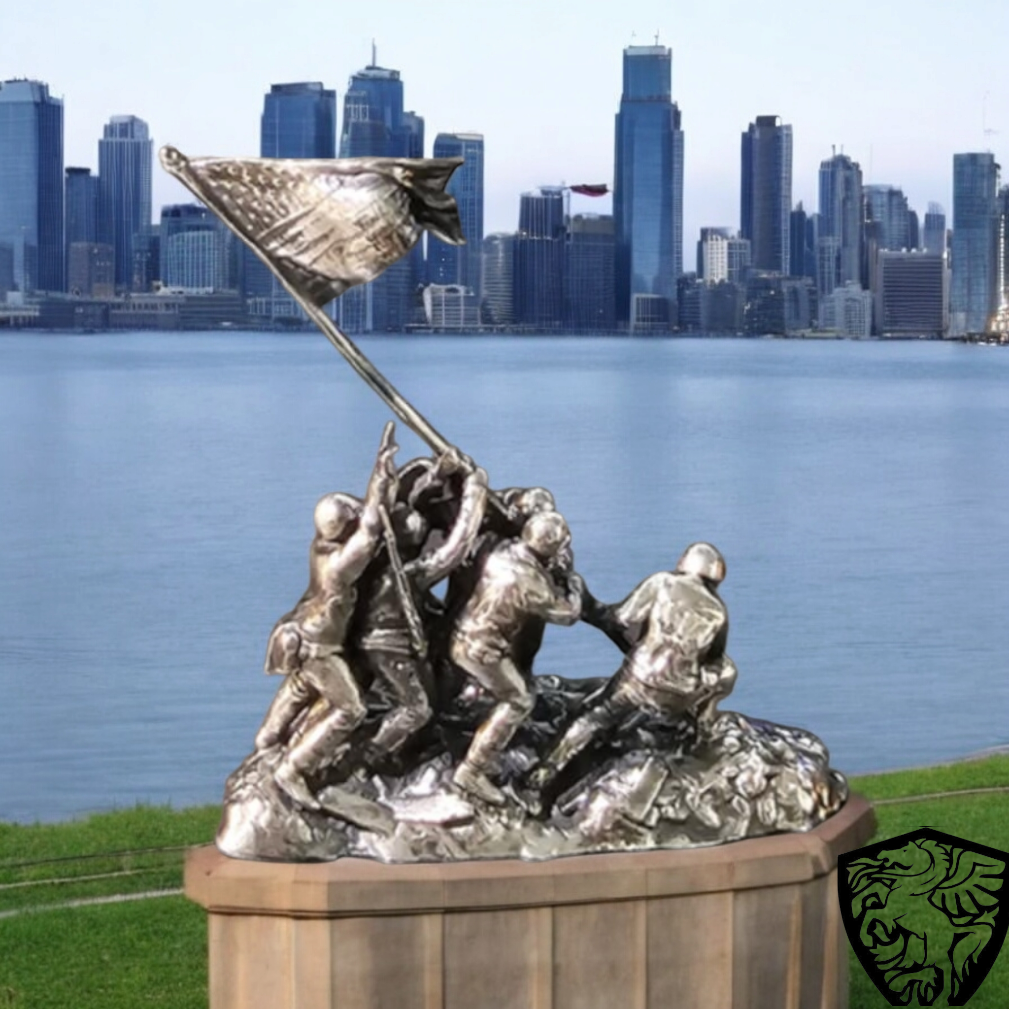 Iwo Jima Statue 3ozt sterling silver