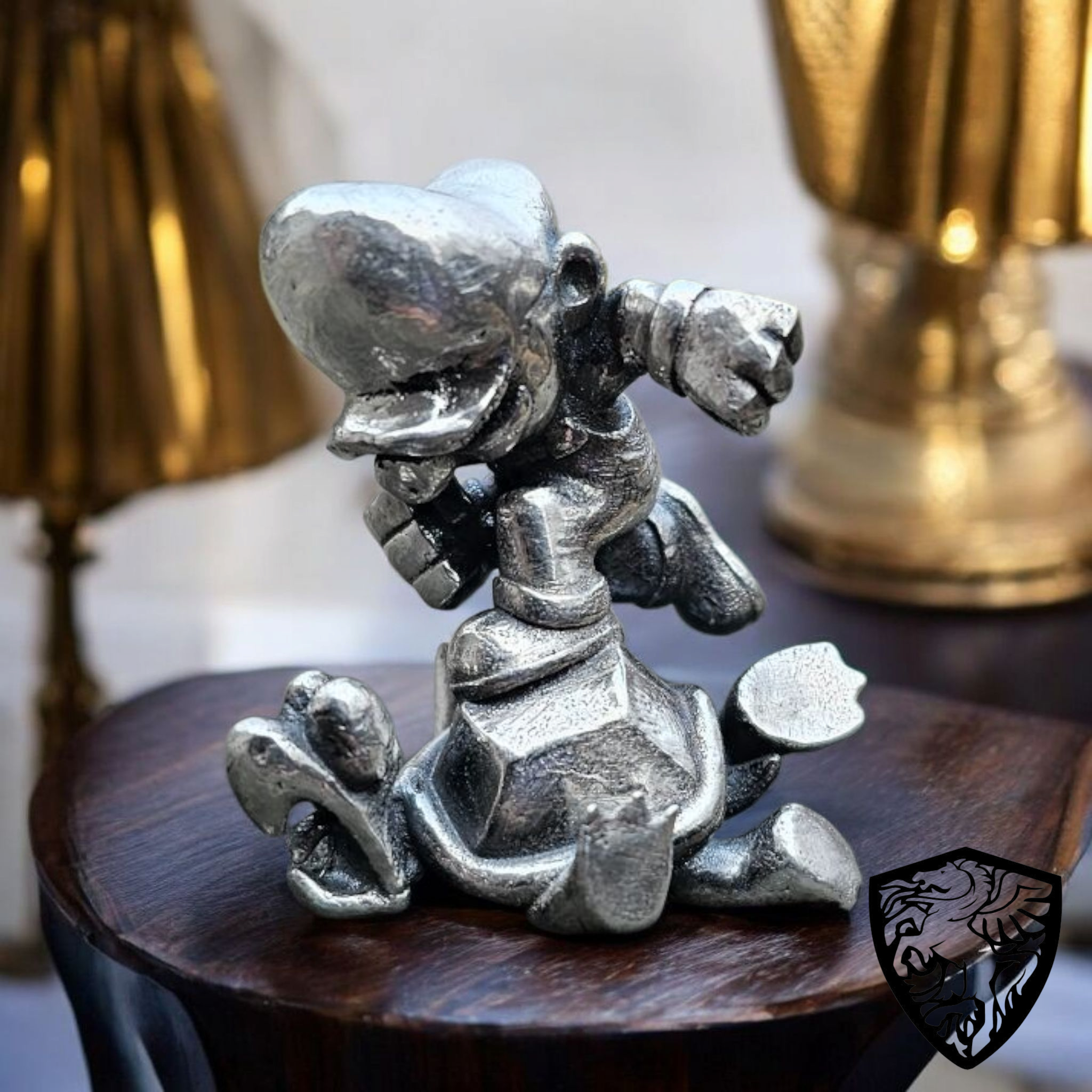 Mario Crushing Turtle 999 fine silver