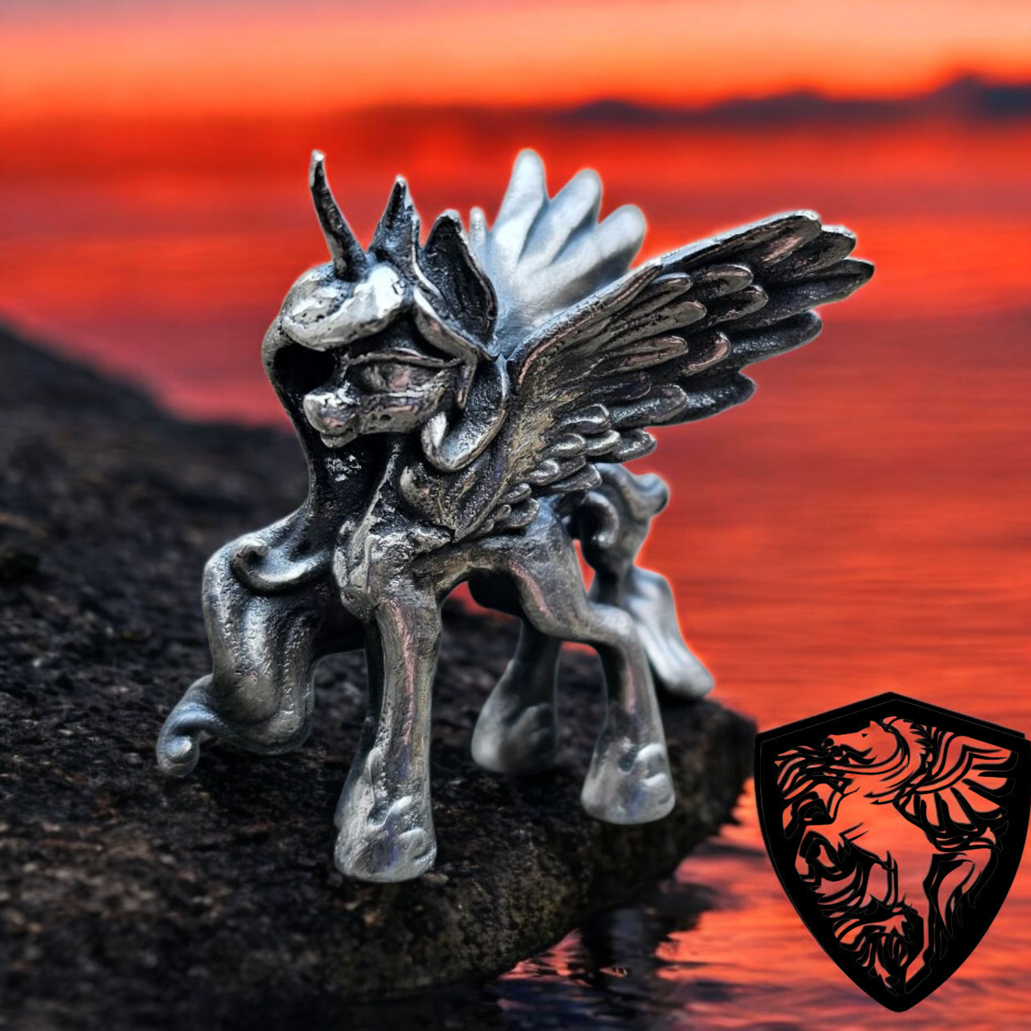 Pony princess 999 fine silver