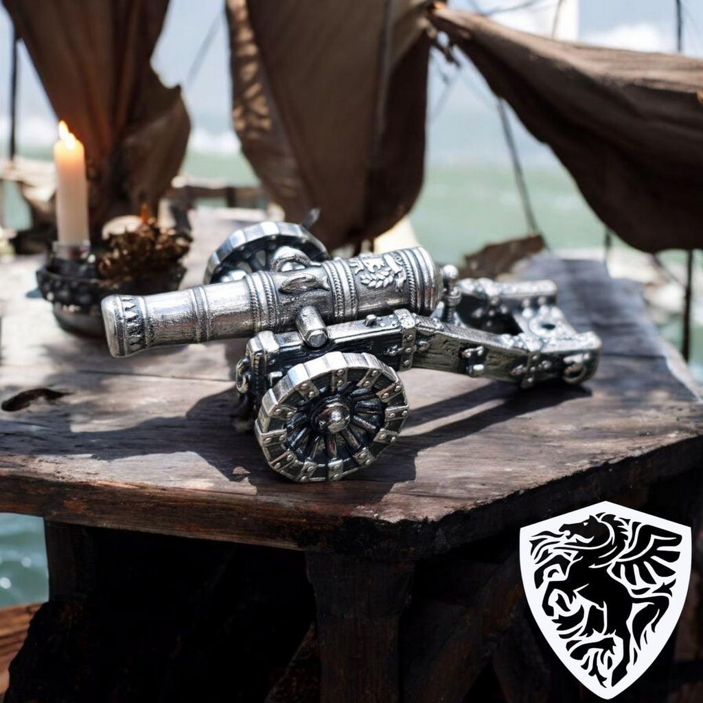 Pirate Cannon 999 fine silver