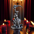 Grim Reaper Girl 999 fine silver