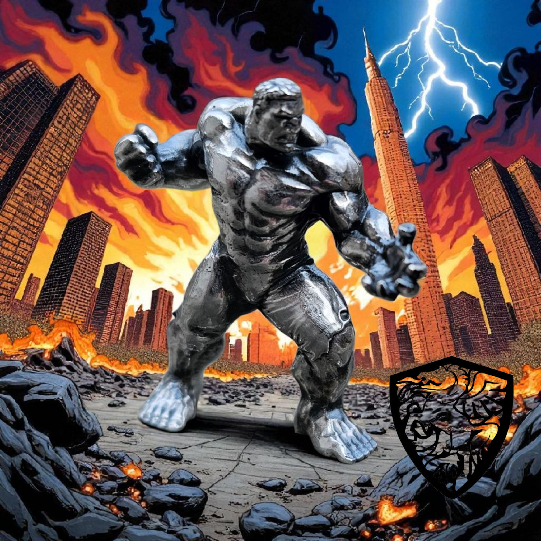 hulk 999 fine silver
