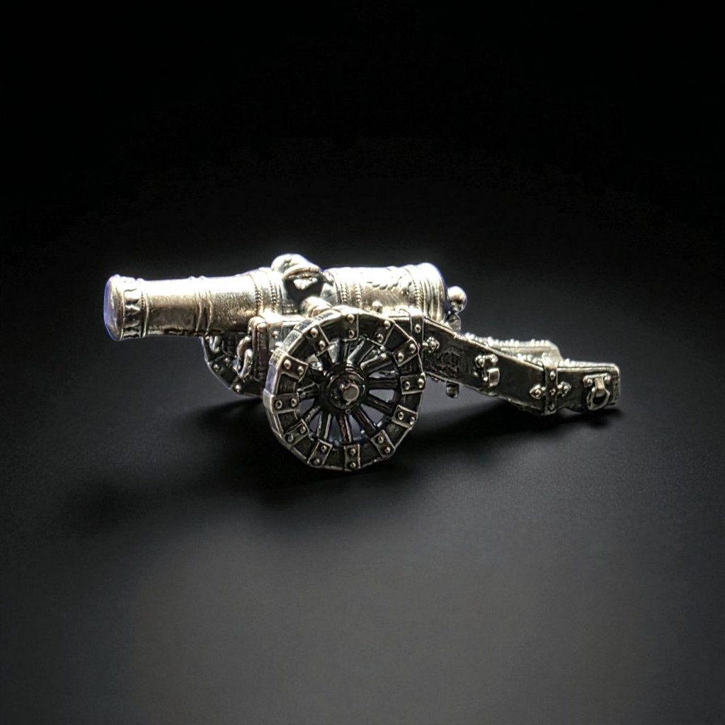 Pirate Cannon 999 fine silver