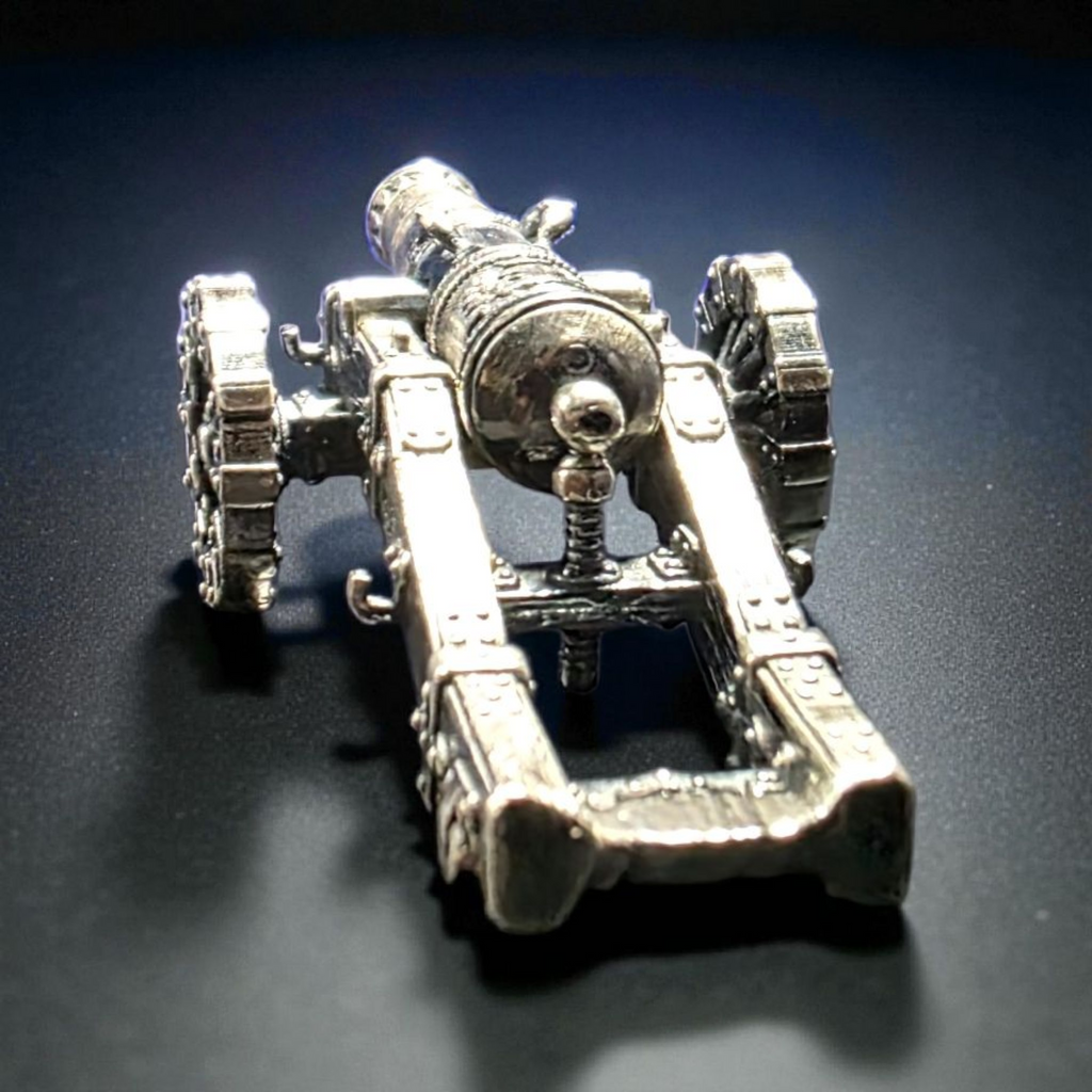Pirate Cannon 999 fine silver