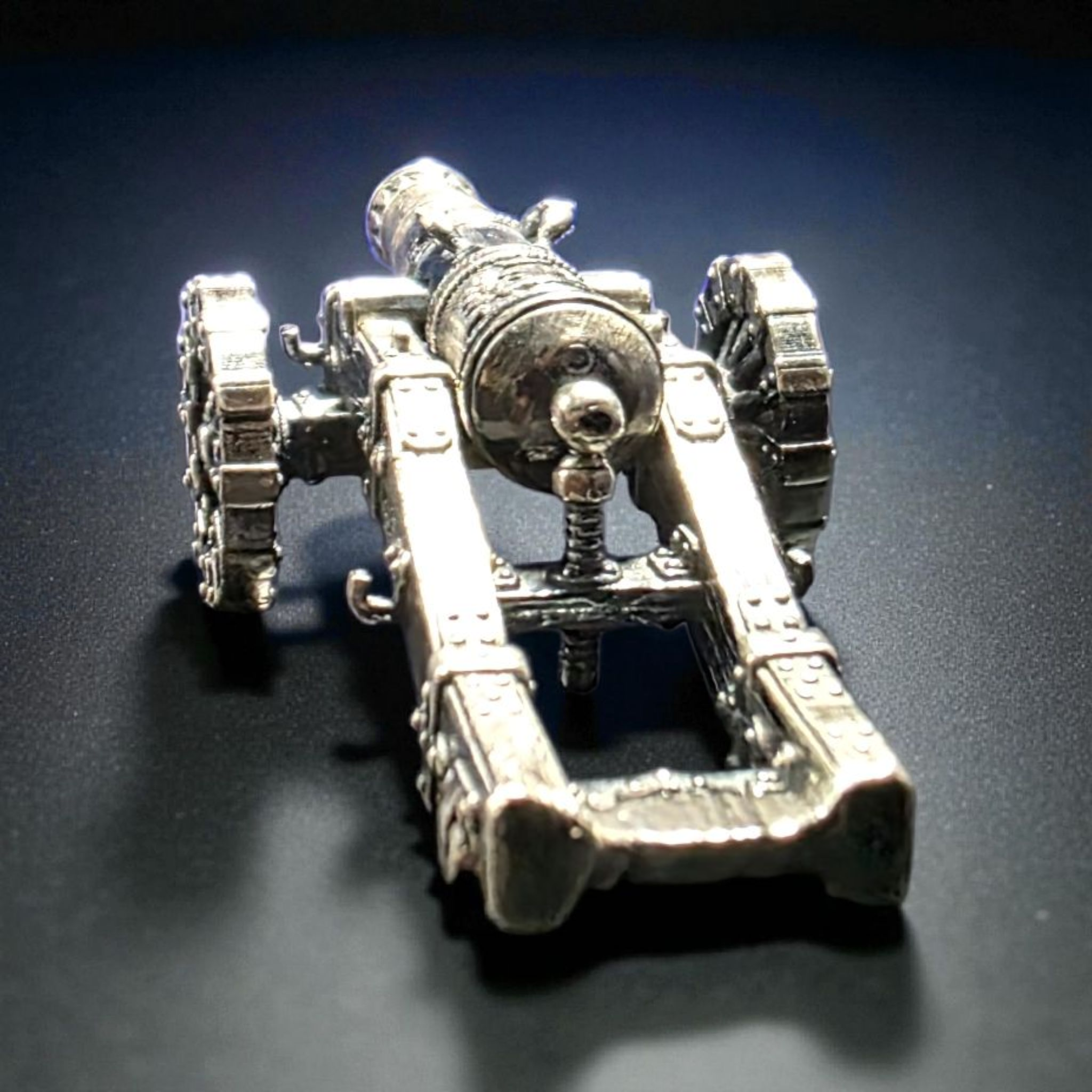 Pirate Cannon 999 fine silver